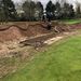 <13th Green. New bunker being formed